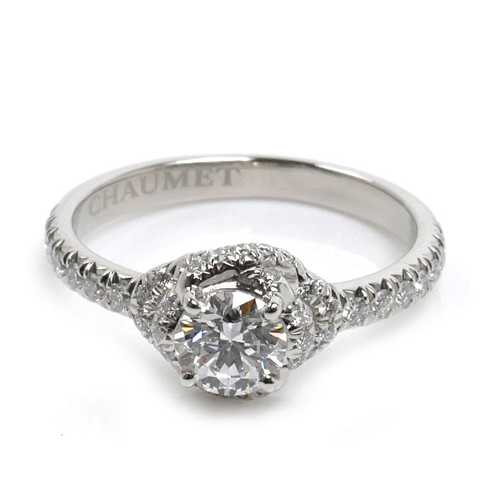 Chaumet ショーメ Pt950プラチナ リアン ダムール リング・指輪 J3LG22 ダイヤモンド0.50ct 11号 4.2g レディース【中古】【美品】