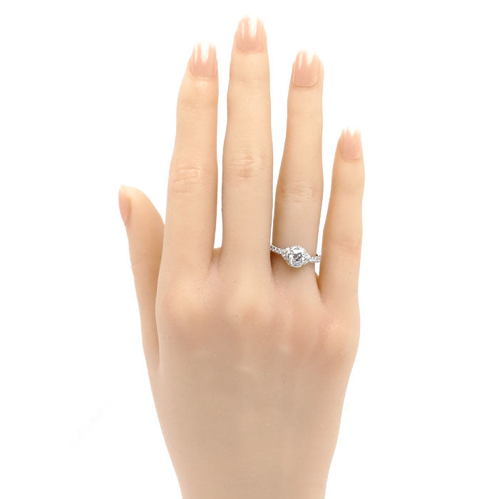 Chaumet ショーメ Pt950プラチナ リアン ダムール リング・指輪 J3LG22 ダイヤモンド0.50ct 11号 4.2g レディース【中古】【美品】