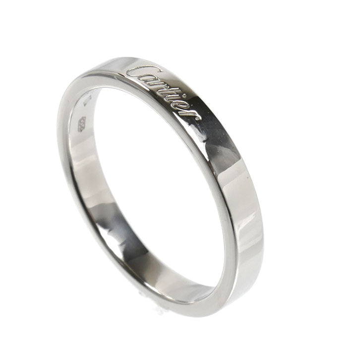 CARTIER カルティエ Pt950プラチナ ウェディング リング・指輪 14.5号 56 5.5g レディース【中古】