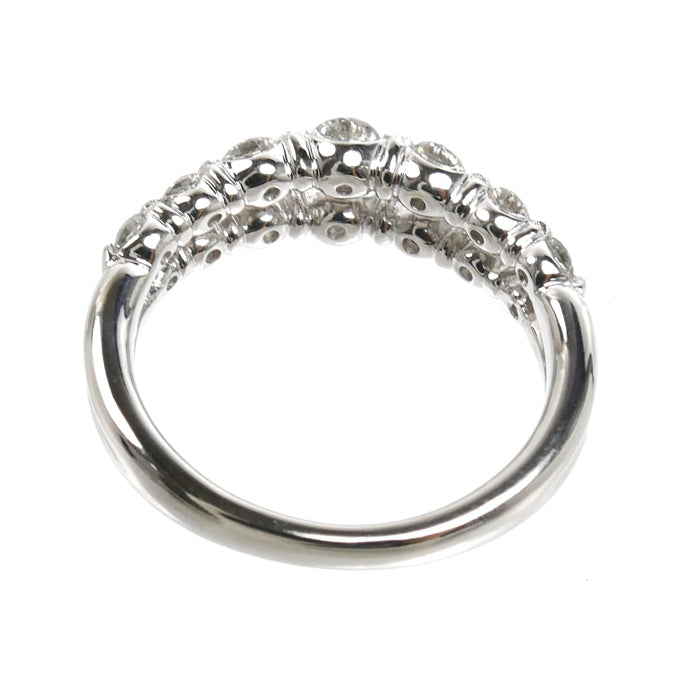 Pt900プラチナ リング・指輪 ダイヤモンド0.81ct 10号 5.4g レディース【中古】
