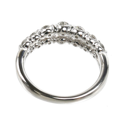 Pt900プラチナ リング・指輪 ダイヤモンド0.81ct 10号 5.4g レディース【中古】