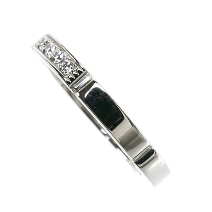 CARTIER カルティエ K18WG ホワイトゴールド マイヨンパンテール 4Pダイヤ リング・指輪 B4080449 ダイヤモンド 9号 49 4.0g レディース【中古】【美品】
