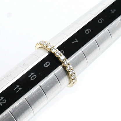 I-PRIMO アイプリモ K18YG イエローゴールド ウェスタリス リング・指輪 ダイヤモンド0.27ct 8号 1.9g ハーフエタニティ レディース【中古】【美品】