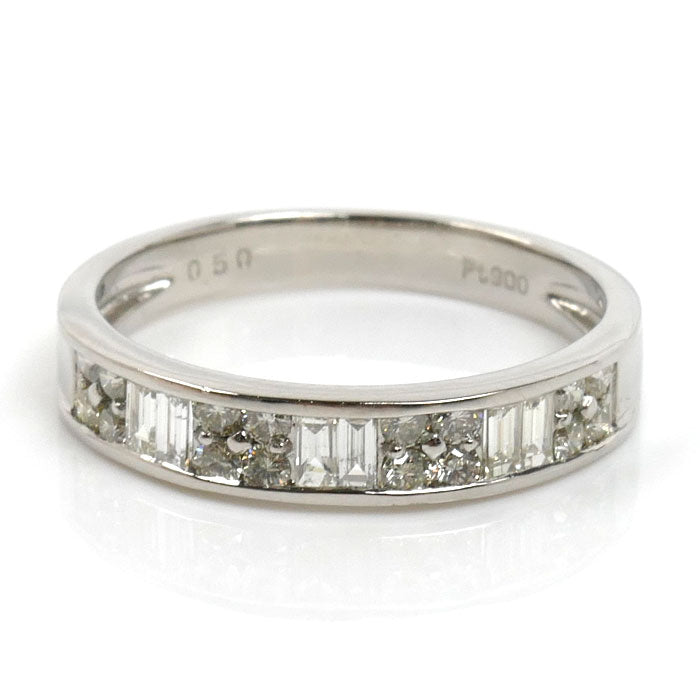 Pt900プラチナ リング・指輪 ダイヤモンド0.50ct 14号 3.7g レディース【中古】