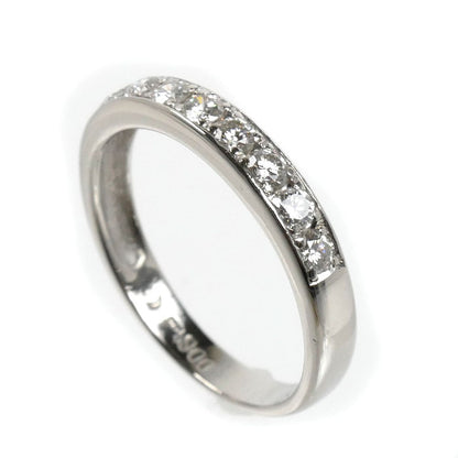 TASAKI タサキ Pt900プラチナ ハーフエタニティ リング・指輪 ダイヤモンド0.33ct 9.5号 2.8g レディース【中古】【美品】