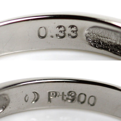 TASAKI タサキ Pt900プラチナ ハーフエタニティ リング・指輪 ダイヤモンド0.33ct 9.5号 2.8g レディース【中古】【美品】