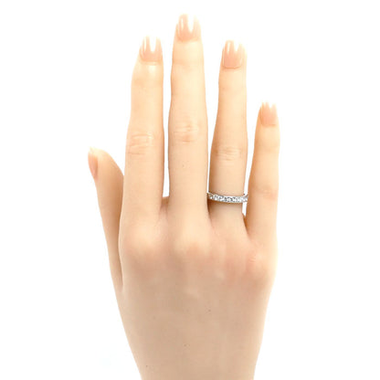 TASAKI タサキ Pt900プラチナ ハーフエタニティ リング・指輪 ダイヤモンド0.33ct 9.5号 2.8g レディース【中古】【美品】