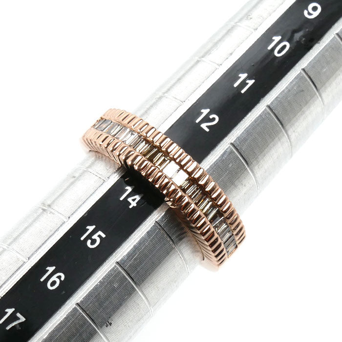 K18PG ピンクゴールド リング・指輪 ダイヤモンド0.28ct 13号 4.6g レディース【中古】