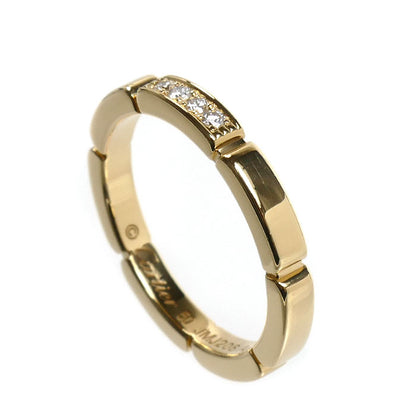 CARTIER カルティエ K18YG イエローゴールド マイヨンパンテール 4Pダイヤ リング・指輪 B4080350 ダイヤモンド 10号 50 3.7g レディース【中古】【美品】
