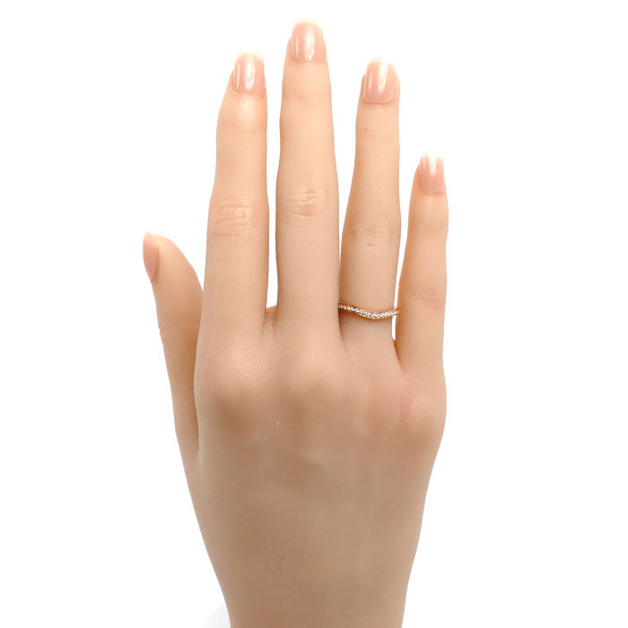 CARTIER カルティエ K18PG ピンクゴールド バレリーナ リング・指輪 B4098749 ダイヤモンド 9号 49 2.1g レディース【中古】【美品】