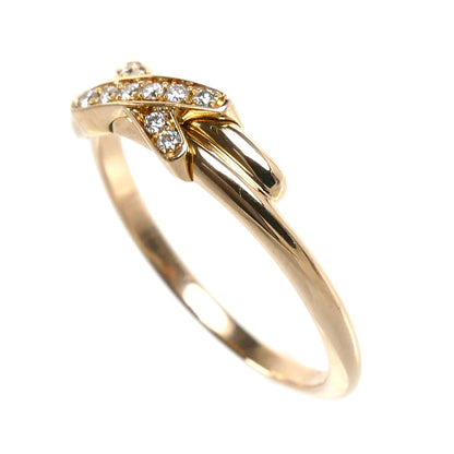 Chaumet ショーメ K18PG ピンクゴールド ジュ ドゥ リアン リング・指輪 082218 ダイヤモンド 8号 48 1.9g レディース【中古】【美品】