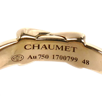 Chaumet ショーメ K18PG ピンクゴールド ジュ ドゥ リアン リング・指輪 082218 ダイヤモンド 8号 48 1.9g レディース【中古】【美品】