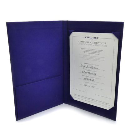 Chaumet ショーメ K18YG イエローゴールド ビー ドゥ ショーメ リング・指輪 081885 12号 52 1.9g レディース【中古】【美品】