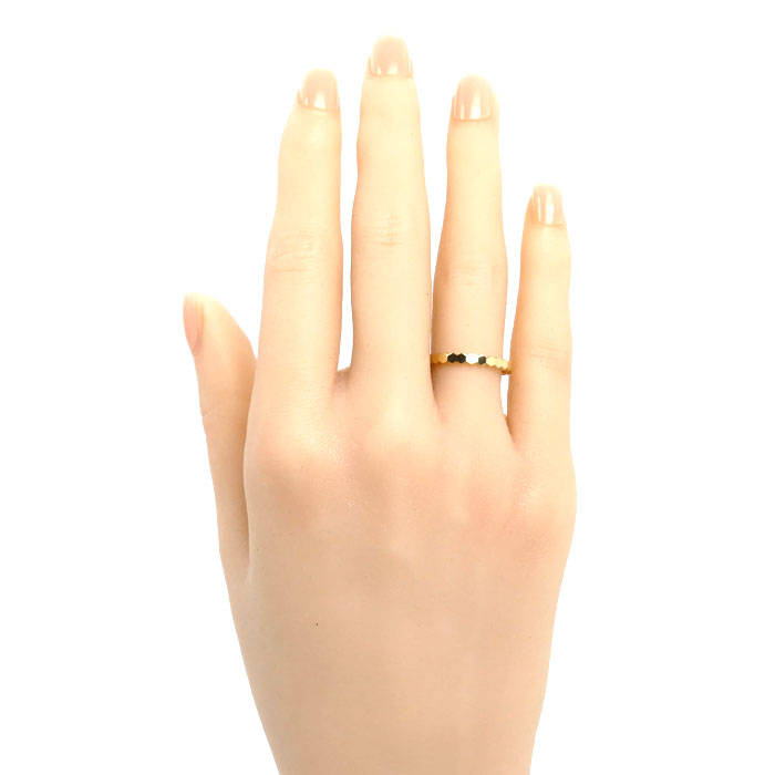 Chaumet ショーメ K18YG イエローゴールド ビー ドゥ ショーメ リング・指輪 081885 12号 52 1.9g レディース【中古】【美品】