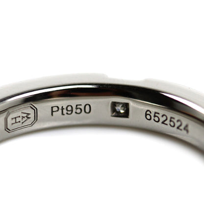 HARRY WINSTON ハリーウィンストン Pt950プラチナ プリンセスカット バンドリング リング・指輪 WBDPPCBZS10 ダイヤモンド 14号 8.1g レディース【中古】【美品】
