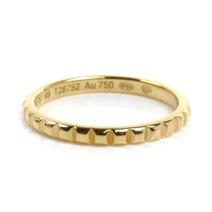 Boucheron ブシュロン K18YG イエローゴールド キャトル クルドパリ スモール リング・指輪 JAL01165 9号 49 1.9g レディース【中古】【美品】