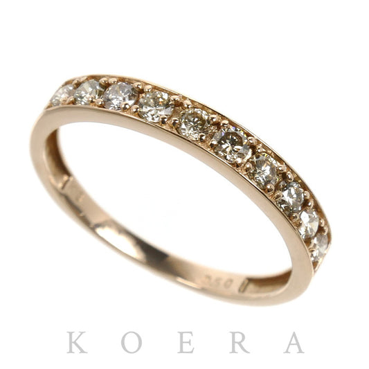 K18PG ピンクゴールド リング・指輪 ダイヤモンド0.50ct 15号 1.8g レディース【中古】