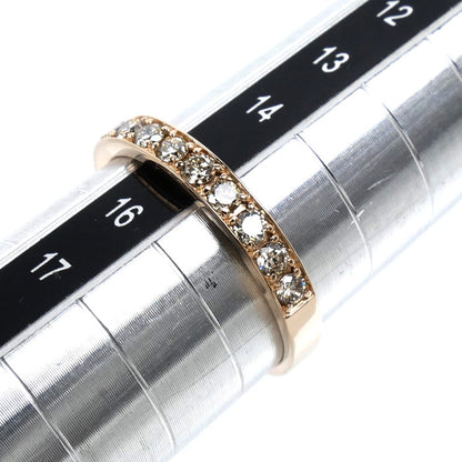 K18PG ピンクゴールド リング・指輪 ダイヤモンド0.50ct 15号 1.8g レディース【中古】