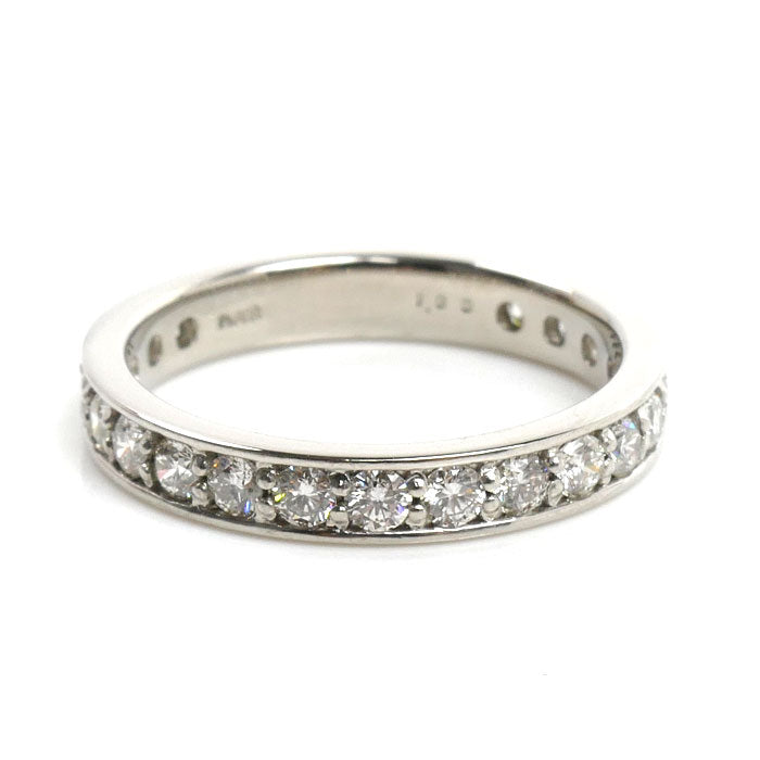 Pt900プラチナ フルエタニティ リング・指輪 ダイヤモンド1.00ct 13号 4.5g レディース【中古】