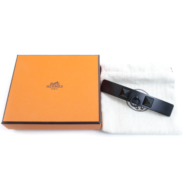 HERMES エルメス アルミ クルー・メドール GM バレッタ H241030G【中古】【美品】