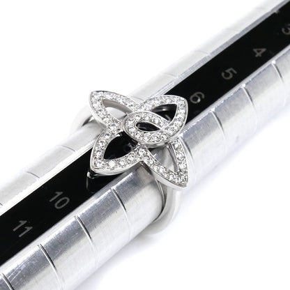 LOUIS VUITTON ルイ・ヴィトン K18WG ホワイトゴールド アルダント フルール サーンプル リング・指輪 ダイヤモンド 8号 48 4g レディース【中古】【美品】