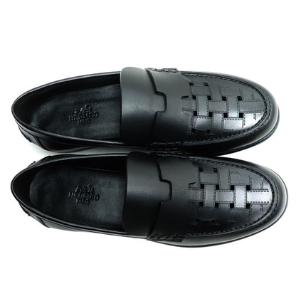 HERMES エルメス ケネディ ローファー ブラック 36 レディース【中古】【極美品】