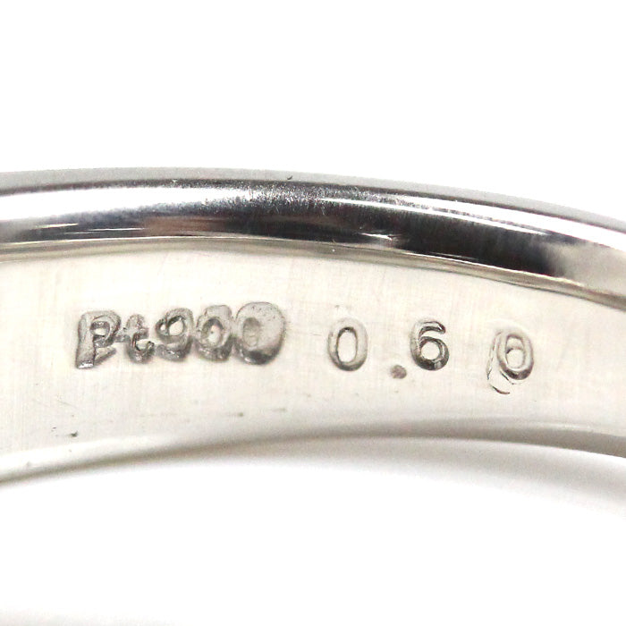 Pt900プラチナ リング・指輪 ダイヤモンド0.60ct 11号 9.4g レディース【中古】