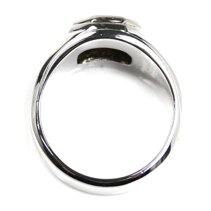 K18WG ホワイトゴールド リング・指輪 ダイヤモンド1.021ct 24号 16.9g メンズ【中古】【美品】