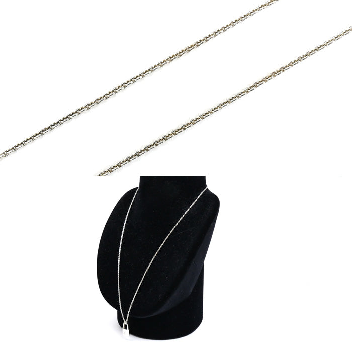 LOUIS VUITTON ルイ・ヴィトン シルバー925 パンダンティフ ロックイット ネックレス Q93559 D08087 8.1g 50cm ユニセックス【中古】