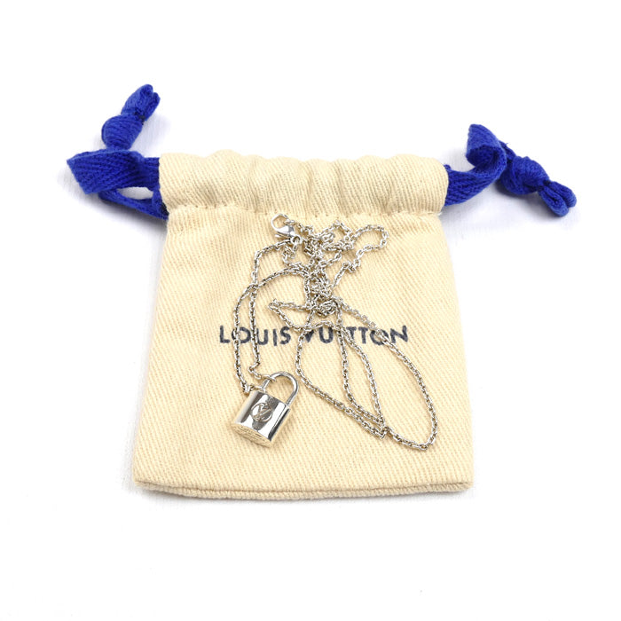 LOUIS VUITTON ルイ・ヴィトン シルバー925 パンダンティフ ロックイット ネックレス Q93559 D08087 8.1g 50cm ユニセックス【中古】