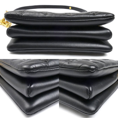 LOUIS VUITTON ルイ・ヴィトン クッサンBB 2Wayショルダーバッグ ブラック M21259 ICチップ レディース【中古】