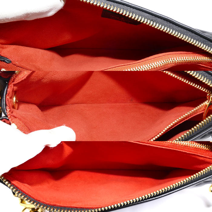 LOUIS VUITTON ルイ・ヴィトン クッサンBB 2Wayショルダーバッグ ブラック M21259 ICチップ レディース【中古】