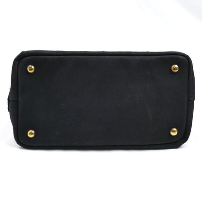 PRADA プラダ カナパ ミニ 2Wayショルダーバッグ ブラック 1BG439 レディース【中古】