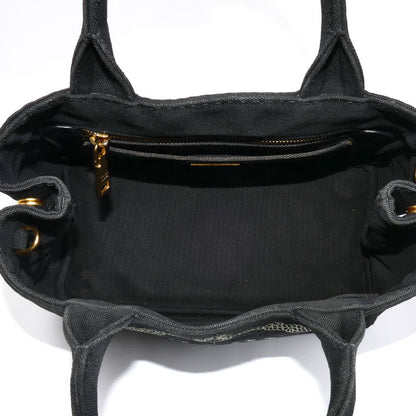 PRADA プラダ カナパ ミニ 2Wayショルダーバッグ ブラック 1BG439 レディース【中古】