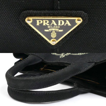 PRADA プラダ カナパ ミニ 2Wayショルダーバッグ ブラック 1BG439 レディース【中古】