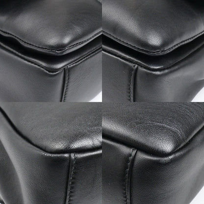 Salvatore Ferragamo サルヴァトーレフェラガモ ヴァラ リボン キルティング チェーン ショルダーバッグ ブラック レディース【中古】【美品】