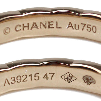 CHANEL シャネル K18PG ピンクゴールド ココクラッシュ 5P ダイヤ リング・指輪 J11653 ダイヤモンド 7号 47 2.6g レディース【中古】【美品】