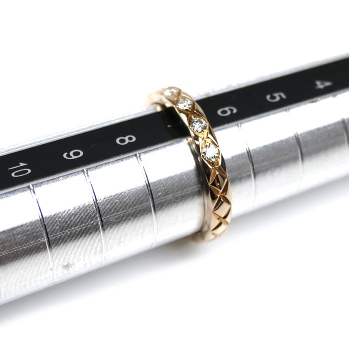 CHANEL シャネル K18PG ピンクゴールド ココクラッシュ 5P ダイヤ リング・指輪 J11653 ダイヤモンド 7号 47 2.6g レディース【中古】【美品】