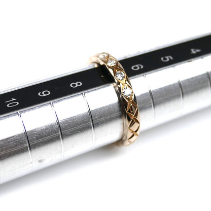 CHANEL シャネル K18PG ピンクゴールド ココクラッシュ 5P ダイヤ リング・指輪 J11653 ダイヤモンド 7号 47 2.6g レディース【中古】【美品】