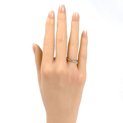 CHANEL シャネル K18PG ピンクゴールド ココクラッシュ 5P ダイヤ リング・指輪 J11653 ダイヤモンド 7号 47 2.6g レディース【中古】【美品】