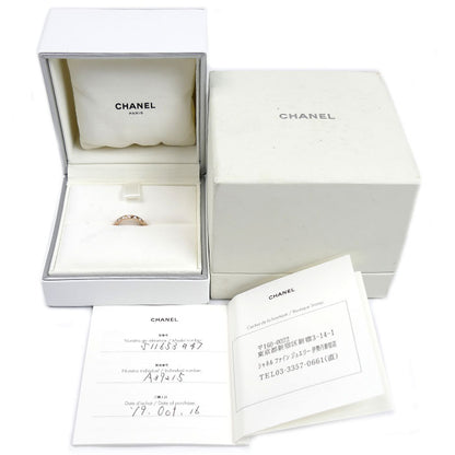 CHANEL シャネル K18PG ピンクゴールド ココクラッシュ 5P ダイヤ リング・指輪 J11653 ダイヤモンド 7号 47 2.6g レディース【中古】【美品】