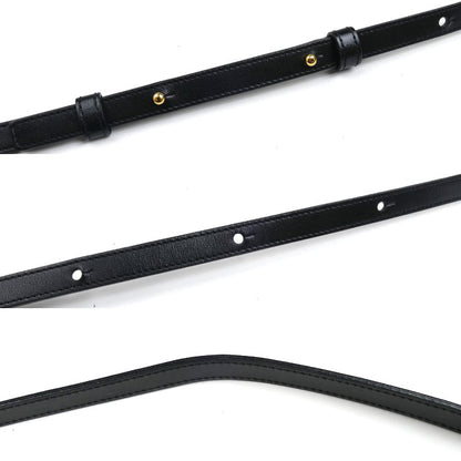 CELINE セリーヌ トリオンフ ミニ クロード ショルダーバッグ ブラック 10I513DPV.38NO レディース【中古】【美品】