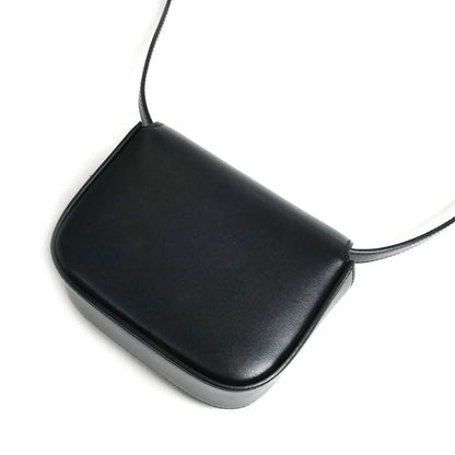 CELINE セリーヌ トリオンフ ミニ クロード ショルダーバッグ ブラック 10I513DPV.38NO レディース【中古】【美品】