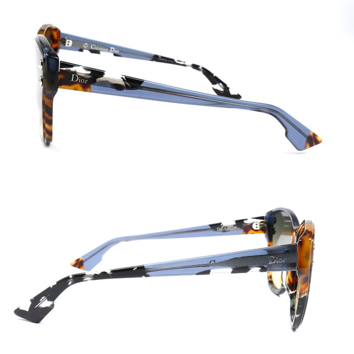 Christian Dior クリスチャンディオール Dior Addict 3F サングラス ブラウン ライトブルー JBW86 62□17 145 メンズ【中古】