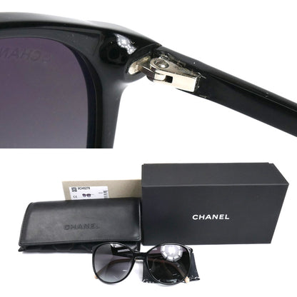 CHANEL シャネル サングラス ブラック ベージュ CH5278 ｃ942/S6 55□17 140 レディース【中古】