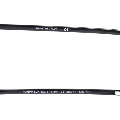 CHANEL シャネル サングラス ブラック CH5278 ｃ501/S6 55□17 140 レディース【中古】