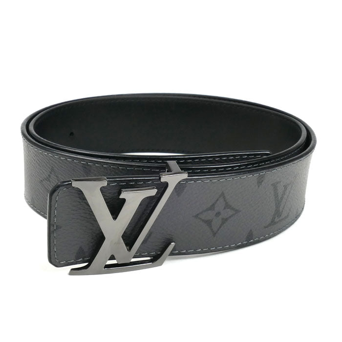LOUIS VUITTON ルイ・ヴィトン LV イニシャル 40MM リバーシブル ベルト モノグラムエクリプス グレー M0285V AC5211 メンズ【中古】