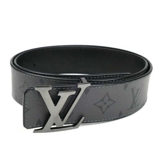 LOUIS VUITTON ルイ・ヴィトン LV イニシャル 40MM リバーシブル ベルト モノグラムエクリプス グレー M0285V AC5211 メンズ【中古】