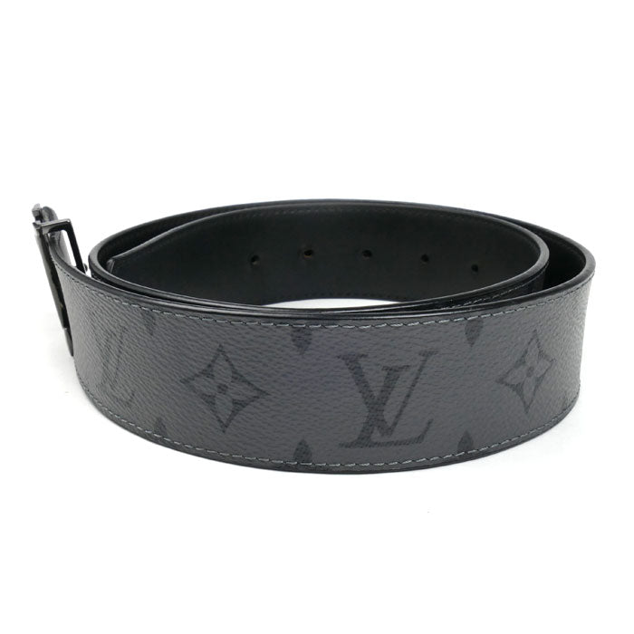 LOUIS VUITTON ルイ・ヴィトン LV イニシャル 40MM リバーシブル ベルト モノグラムエクリプス グレー M0285V AC5211 メンズ【中古】