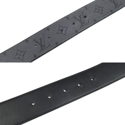 LOUIS VUITTON ルイ・ヴィトン LV イニシャル 40MM リバーシブル ベルト モノグラムエクリプス グレー M0285V AC5211 メンズ【中古】